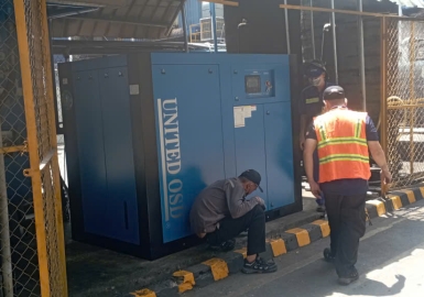 LẮP MÁY NÉN KHÍ MỚI UDT75A-8